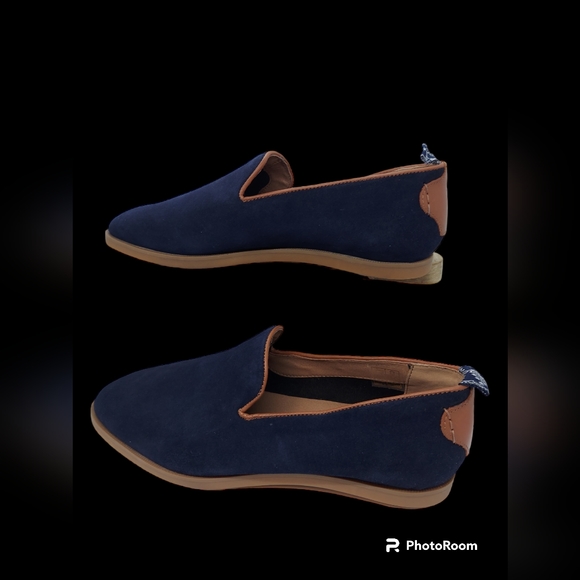 H By Hudson Parker Navy Suede Loafers Men's Size 43 (U.S. 10) - Picture 4 of 12